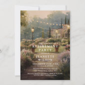Rustieke Boho Landtuin Pensioenfeest Kaart (Voorkant)
