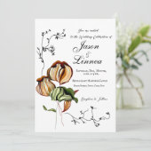 Rustieke Boho Lineaire Vintage Minimalisme Kaart (Staand voorkant)