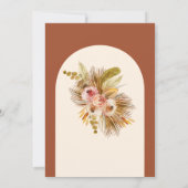 Rustieke Boho Mama en Baby Leeuw Meisje Baby showe Kaart (Achterkant)