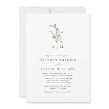 Rustieke Boho Monogram bruiloft