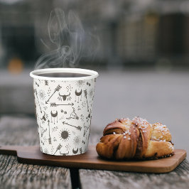 Rustieke Boho Patroon ID1109 Papieren Bekers
