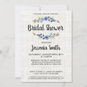 Rustieke Boho pijlen bloemenbruids douche uitnodig Kaart (Voorkant)