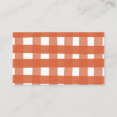 Rustieke Boho Pompoen Baby shower Luier Raffle Informatiekaartje (Achterkant)