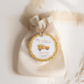 Rustieke Boho Pompoen Herfst Bloemen Baby shower Bedankjes Labels