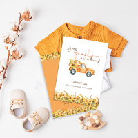 Rustieke Boho Pompoen Herfst Bloemen Baby shower