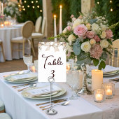 Rustieke Boho Romantisch Elegant Ivoor Bow Table K Kaart