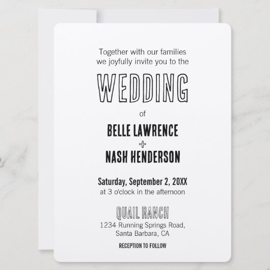 Rustieke Boho schuur bruiloft uitnodiging (Voorkant)