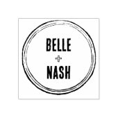 Rustieke Boho Schuur Huwelijk Rubber Stempel (Afrduk)