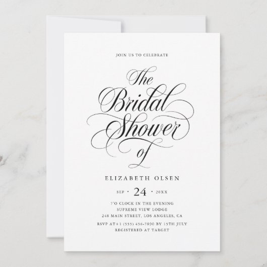 Rustieke Boho Script Toekomstige Mevrouw Vrijgezel Kaart (Achterkant)