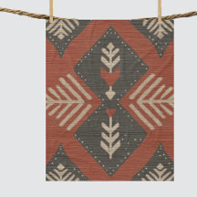 Rustieke Boho Terracotta Print