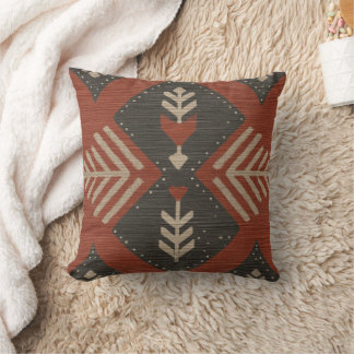 Rustieke Boho Terracotta Print Worpkussen Kussen