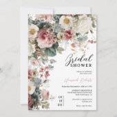 Rustieke boho tuin bloementuin vrijgezellenfeest kaart (Voorkant)
