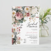 Rustieke boho tuin bloementuin vrijgezellenfeest kaart (Staand voorkant)