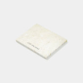 Rustieke Boho Voeg Je Naam Toe Post-it® Notes (Schuin)