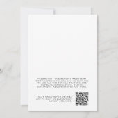 Rustieke Boho Waterverf Citrusvruchten Bruiloft Kaart (Achterkant)