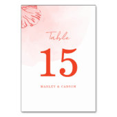 Rustieke Boho Waterverf Foliage Terracotta bruilof Kaart (Voorkant)