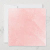 Rustieke Boho Waterverf Foliage Terracotta bruilof Save The Date (Achterkant)