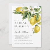 Rustieke Boho Waterverf Lemons Vrijgezellenfeest Kaart (Voorkant)