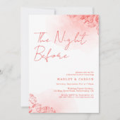 Rustieke Boho Waterverf Terracotta repetitie diner Kaart (Voorkant)