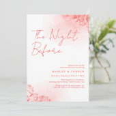 Rustieke Boho Waterverf Terracotta repetitie diner Kaart (Staand voorkant)