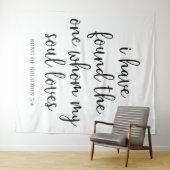 Rustieke Boho Wedding Achtergrond Banner Wandkleed (In Situ (horizontaal))