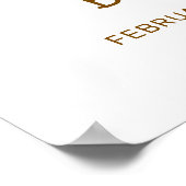 Rustieke Boho Western Cowboy Baby shower Welkom Poster (Hoek)