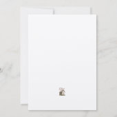 Rustieke Boho Wilde Bloemen Bruiloft Kaart (Achterkant)