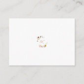 Rustieke Boho Wildflower Bloemen RSVP Kaarten (Achterkant)