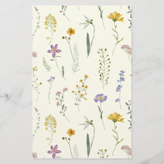 Rustieke Boho Wildflower Luier Raffle Kaart (Achterkant)