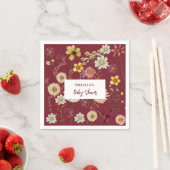 Rustieke boho wildflower servet (Insitu)