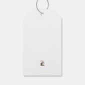 Rustieke Boho Wildflowers Koperen bruiloft Cadeaulabel (Achterkant)