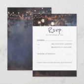 Rustieke Boom en Mason Jars Bruiloft RSVP Kaarten Kaartje (Voorkant / Achterkant)