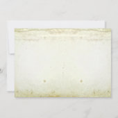 rustieke boom oud papier huwelijksuitnodigingen kaart (Achterkant)