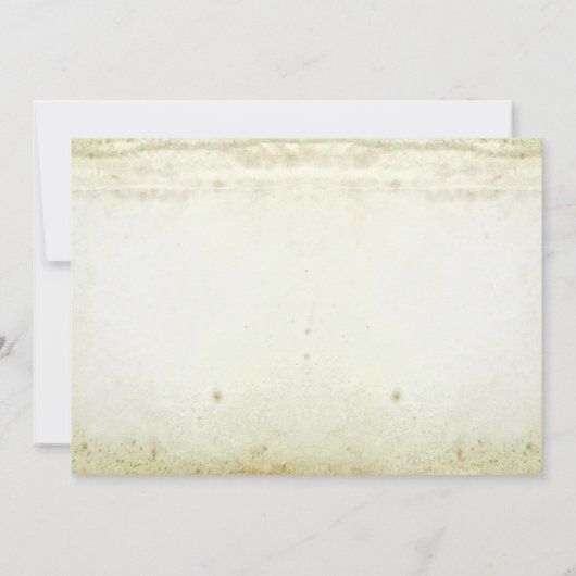 rustieke boom oud papier huwelijksuitnodigingen kaart (Achterkant)