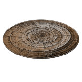 Rustieke Boom Ring Ronde Snijplank voor Keuken (Hoek)