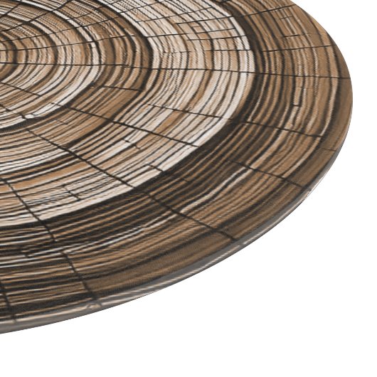 Rustieke Boom Ring Ronde Snijplank voor Keuken (Hoek)