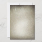 Rustieke boom & string lichten vrijgezellenfeest kaart (Achterkant)