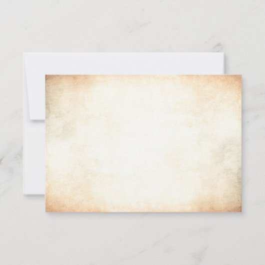 Rustieke boom takken buiten bruiloft RSVP (Achterkant)