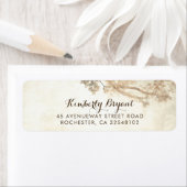 Rustieke boom takken dromerige bruiloft etiket (Insitu)