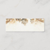 Rustieke boom takken Vintage bruiloft Mini Visitekaartje (Achterkant)