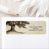 rustieke boom & verlichting bruiloft uitnodiging etiket (Insitu)