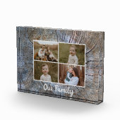 Rustieke boomring verontruste houtnerf rustieke bo fotoblokken (Rechts)