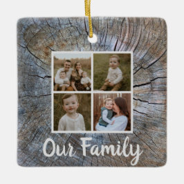 Rustieke boomring verontruste houtnerf rustieke bo keramisch ornament