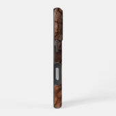 Rustieke boomschors textuur gepersonaliseerd iPhone hoesje (Rechterkant)