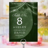 Rustieke boomsnaar van lichten gesneden Initialen  Kaart