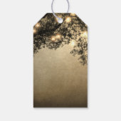 Rustieke  boomtak bruiloft dank u Labels Cadeaulabel (Achterkant)