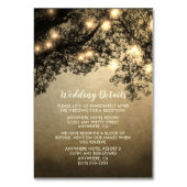 Rustieke boomtak bruiloft invoegen Kaarten (Voorkant)