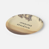 Rustieke boomtakken en String Lights Papieren Bordje (Gekanteld)