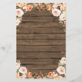 Rustieke Boots & Bubbly Advies & Wensen Kaart (Achterkant)