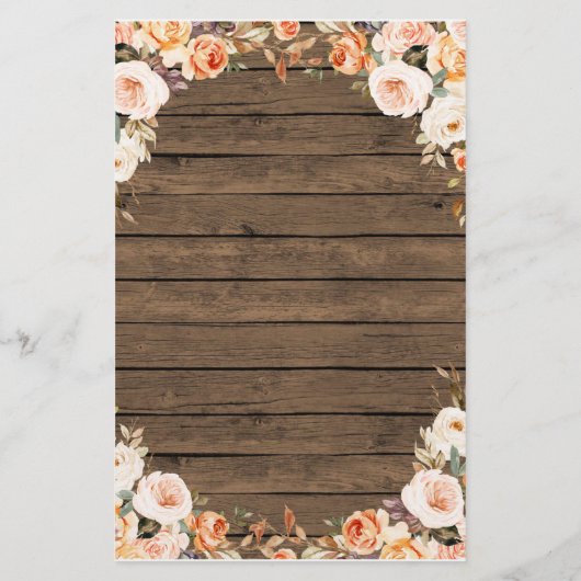 Rustieke Boots & Bubbly Advies & Wensen Kaart (Achterkant)